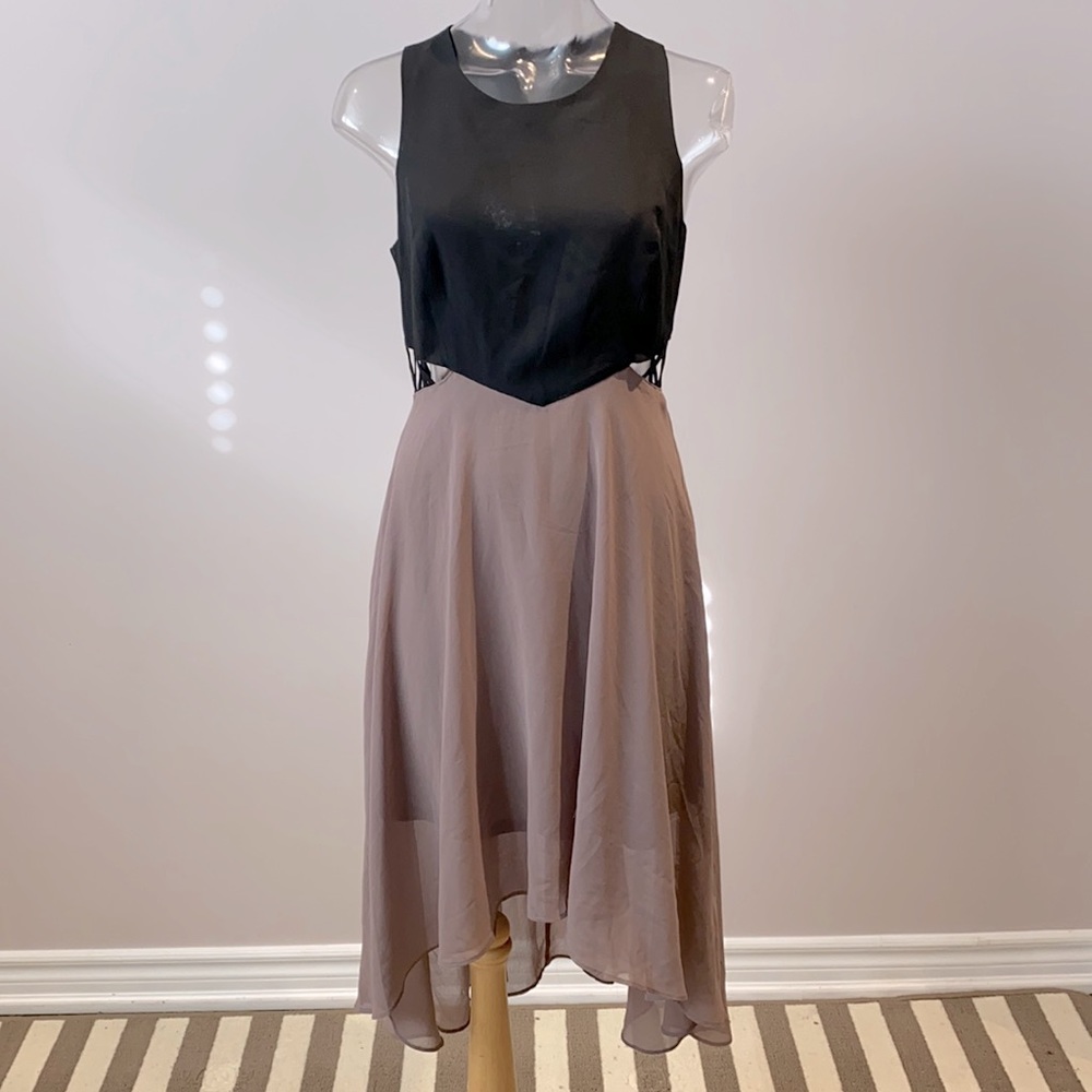 Black and Mauve Dress